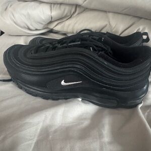 Nike Black Air Max with White Logo